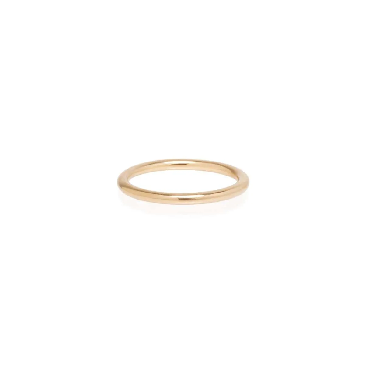 14K Thick 2mm Band Ring