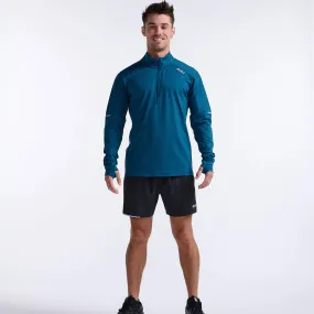 2XU | Men's Aero 1/2 Zip - Majol/Silver Reflective