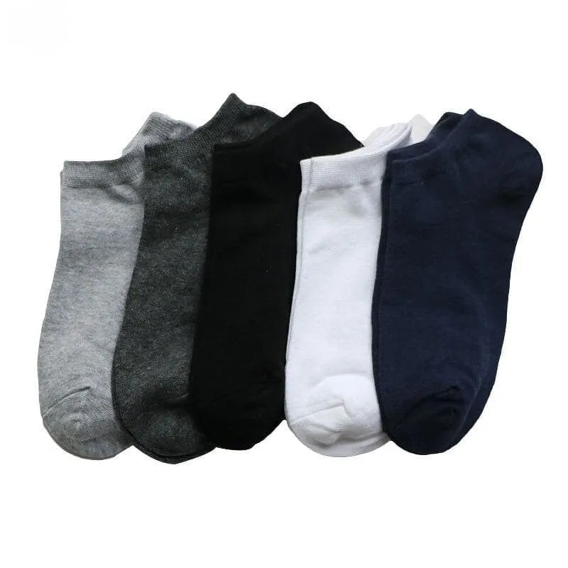 3Pairs Women's Solid Color Warm Cotton Blends Ankle Boat Low Cut Socks