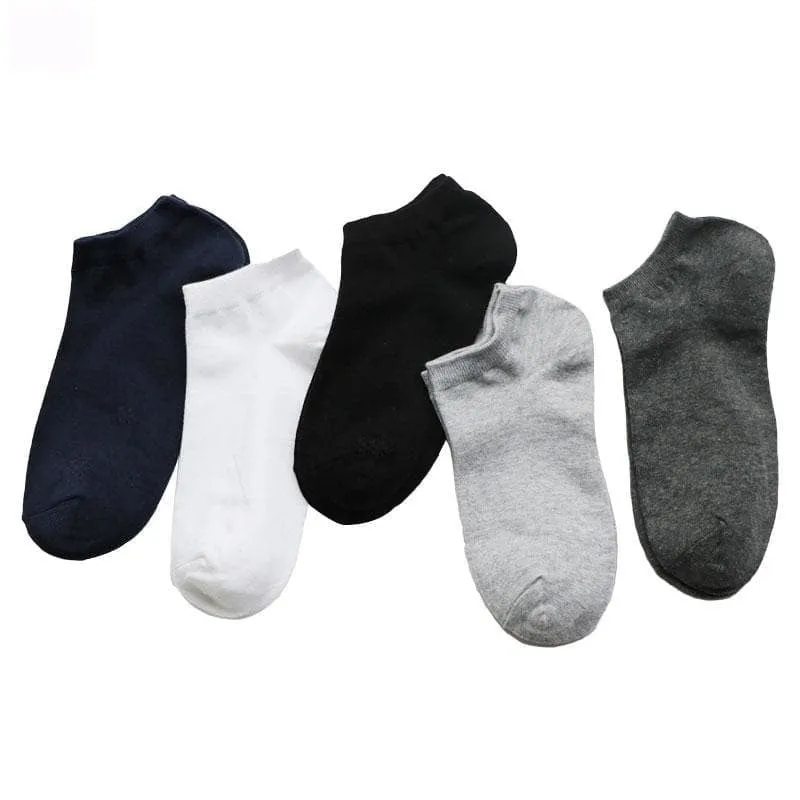 3Pairs Women's Solid Color Warm Cotton Blends Ankle Boat Low Cut Socks