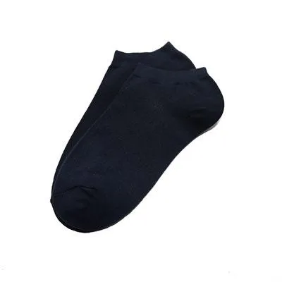 3Pairs Women's Solid Color Warm Cotton Blends Ankle Boat Low Cut Socks