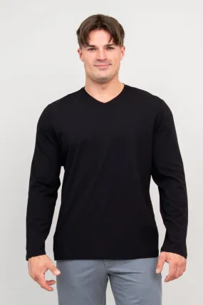 Adam Long Sleeve, Black, Bamboo