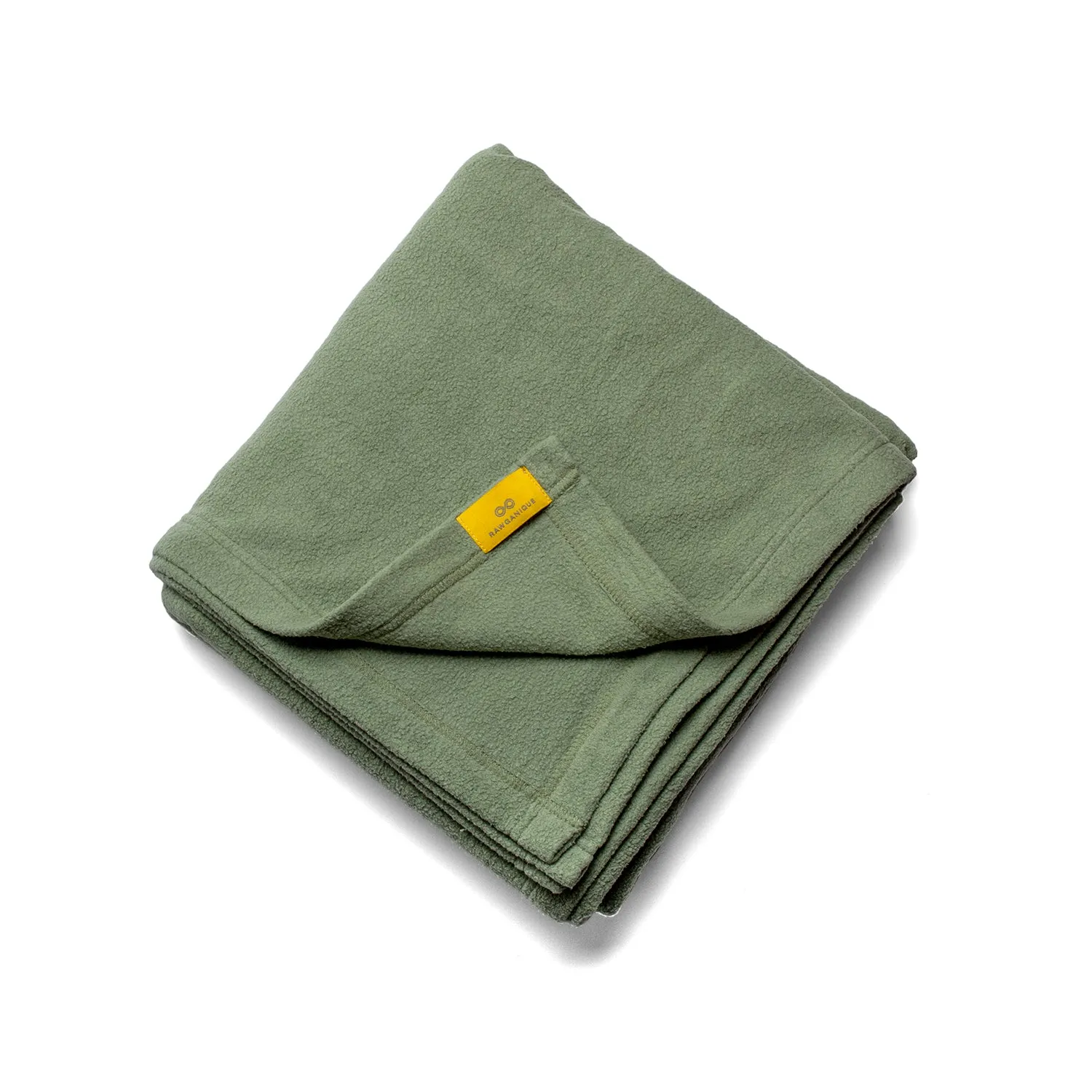 Organic Cotton Fleece Baby Receiving Blankets - 100% Biodegradable, No Elastic, Latex, Polyamide, or Synthetics