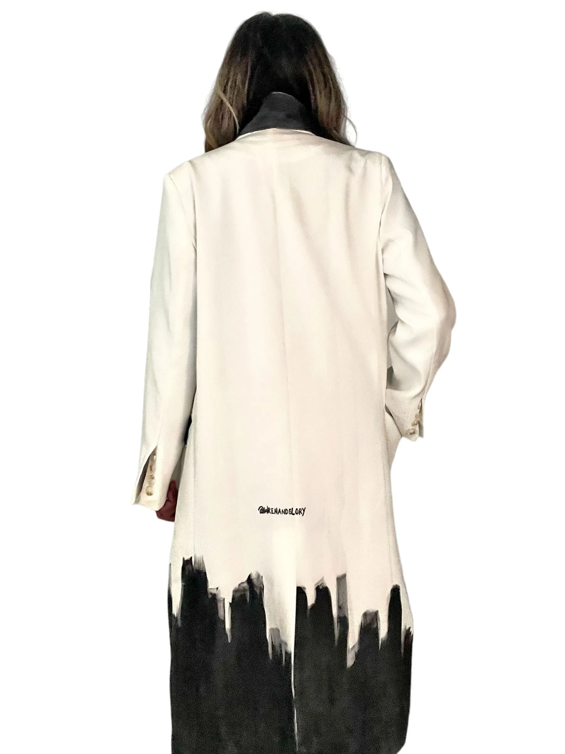 'Beyond Blazer' Painted Coat