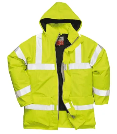 Bizflame Waterproof Hi-Vis Antistatic Flame Retardant Jacket RIS 3279 -S778