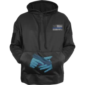 Black - Thin Blue Line Concealed Carry Hoodie Sweatshirt