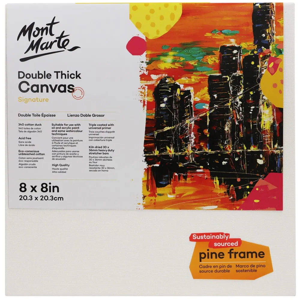 Canvas Double Thick Signature 20.3 x 20.3cm (8 x 8in)