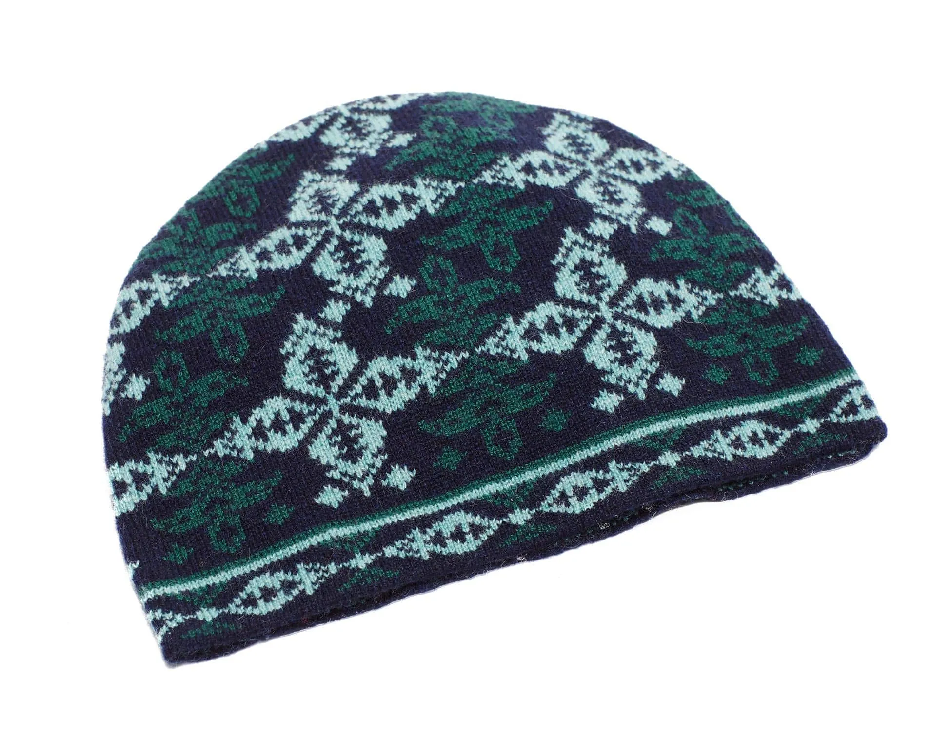 Chandelier Cashmere Jacquard-Knit Cashmere Hat