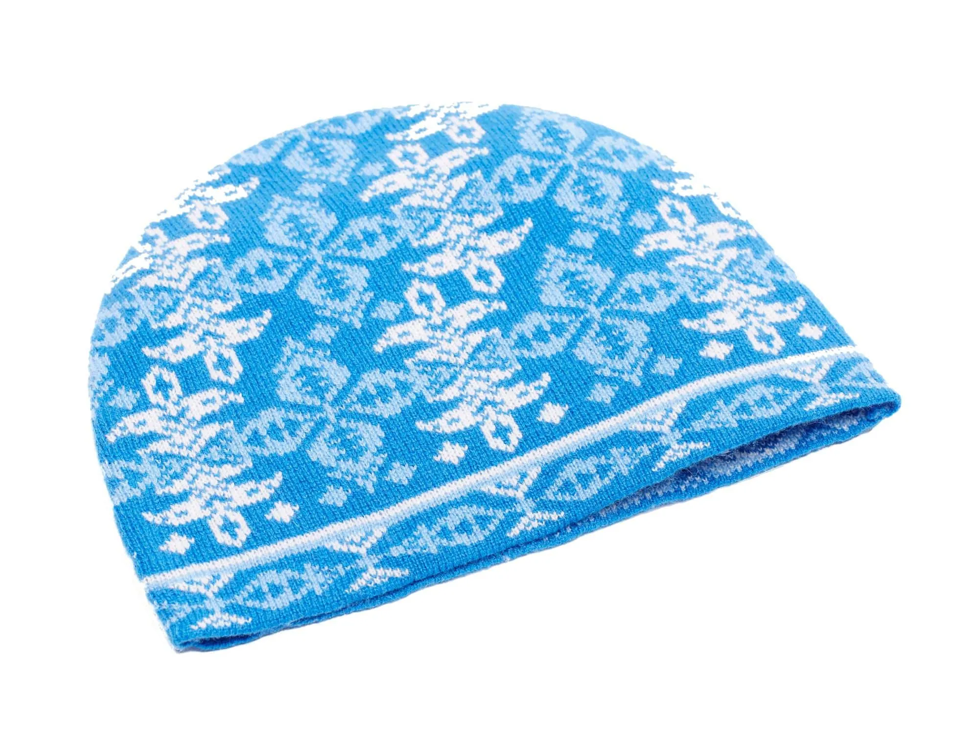 Chandelier Cashmere Jacquard-Knit Cashmere Hat