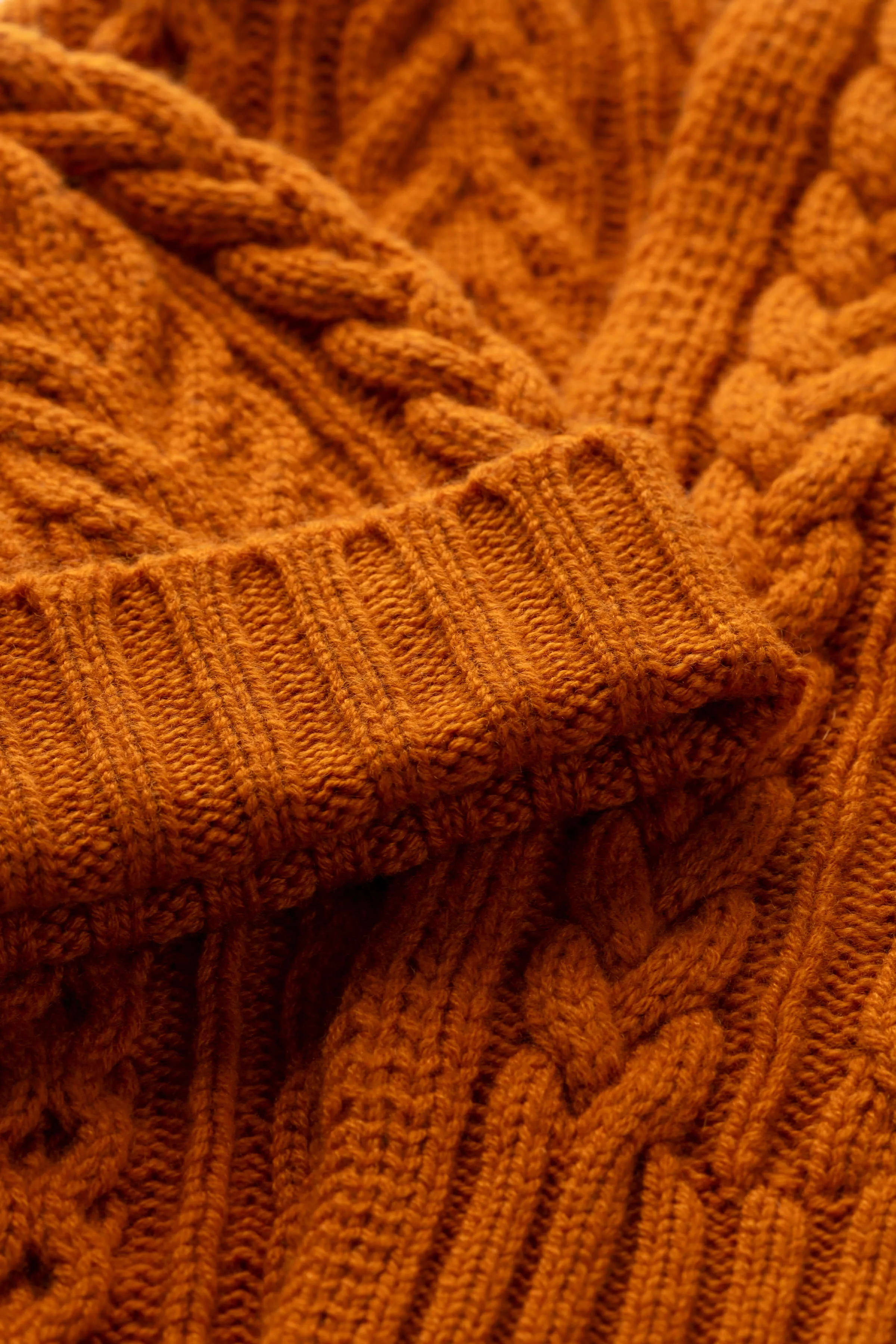 Children's Aran Cashmere Scarf