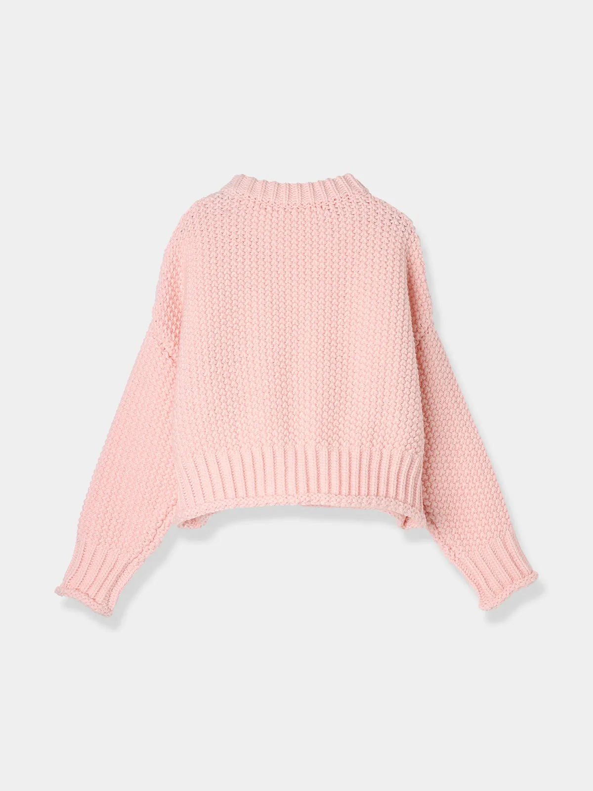 Cropped knit tops