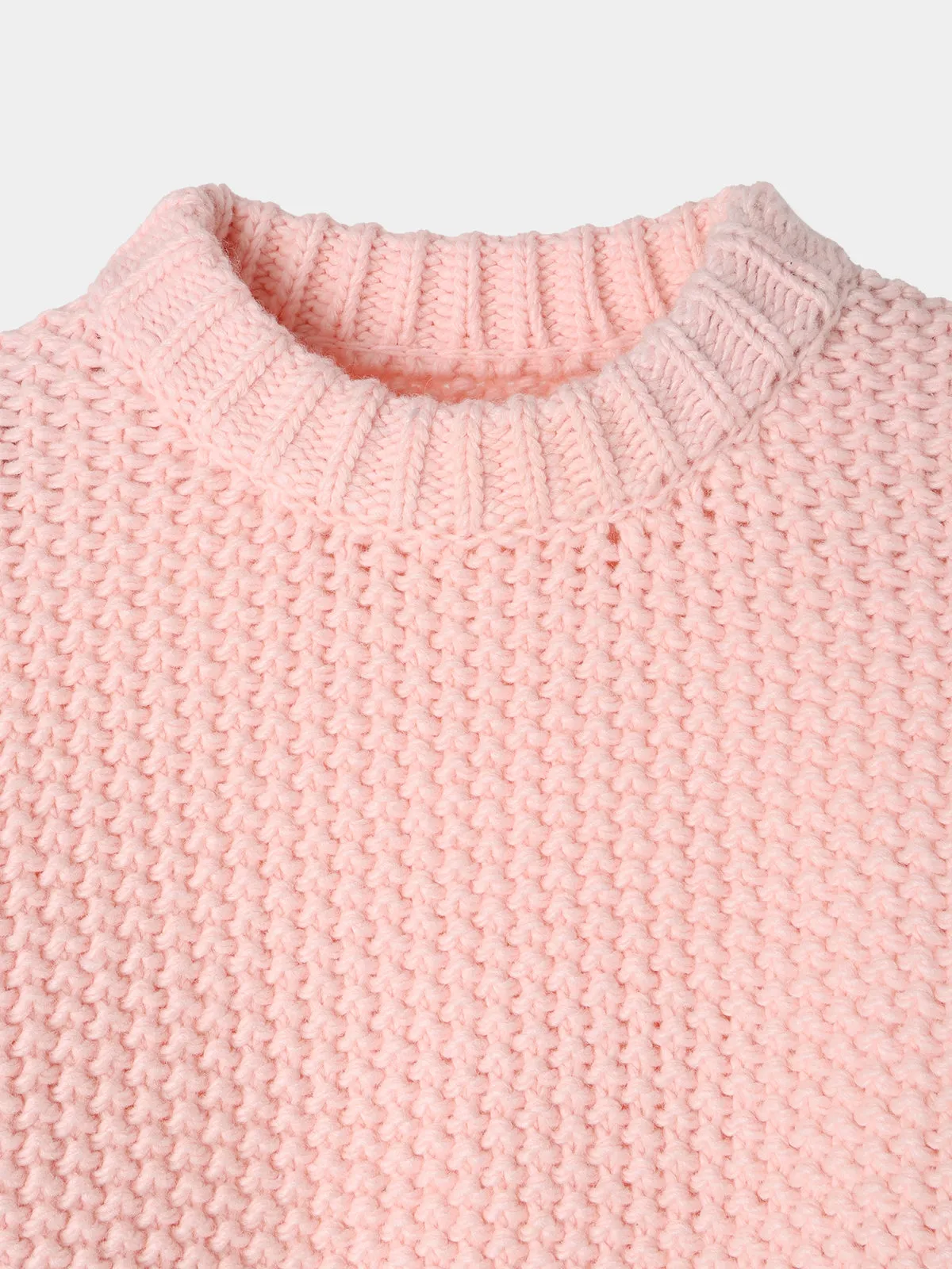 Cropped knit tops