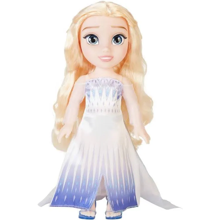 Disney Frozen Elsa Toddler Doll, with Movie Inspired & Outfit, Shoes & Braided Hair Style - Approximately 14" Tall ( Random Style Pick)