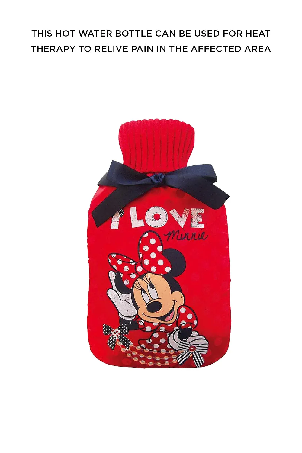 Disney Minnie Mouse Hot Water Bottle & cover set 2LTR