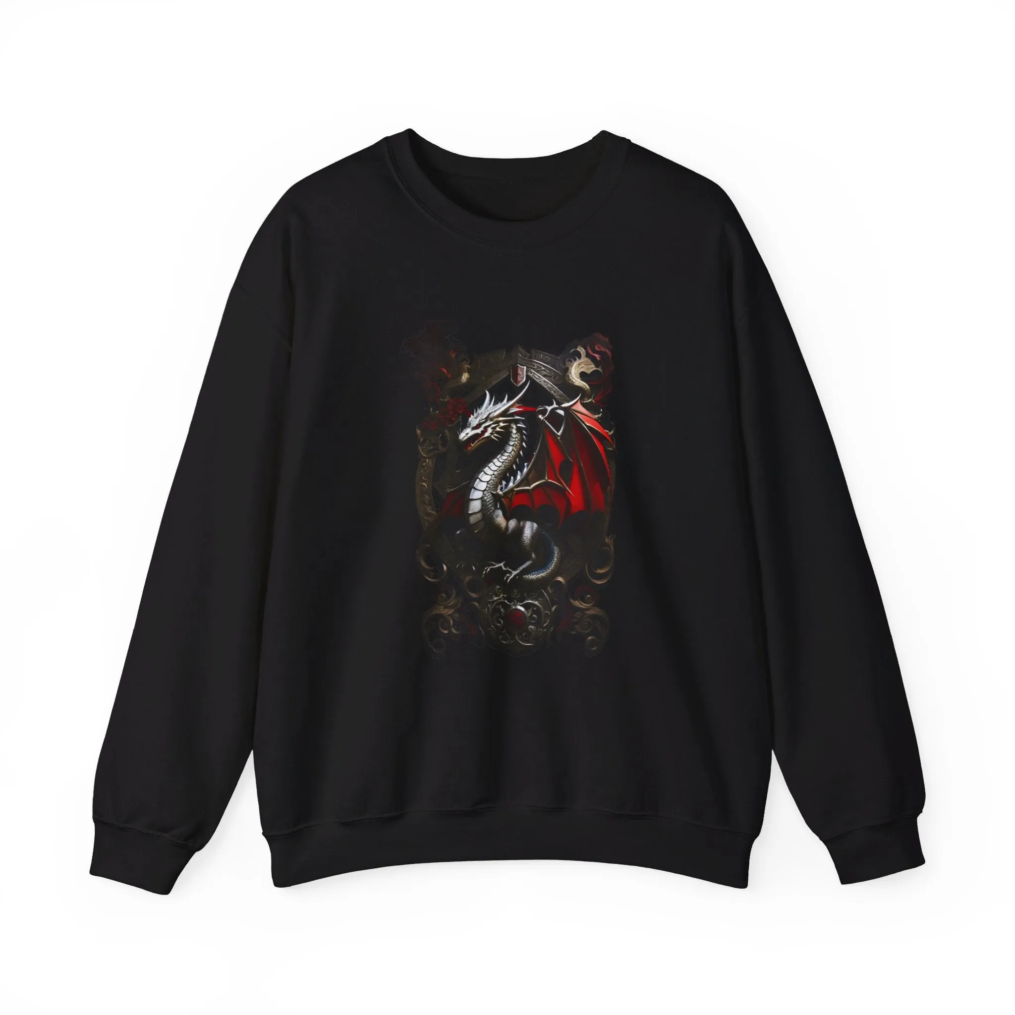 Dragon Crest Unisex Heavy Blend™ Crewneck Sweatshirt