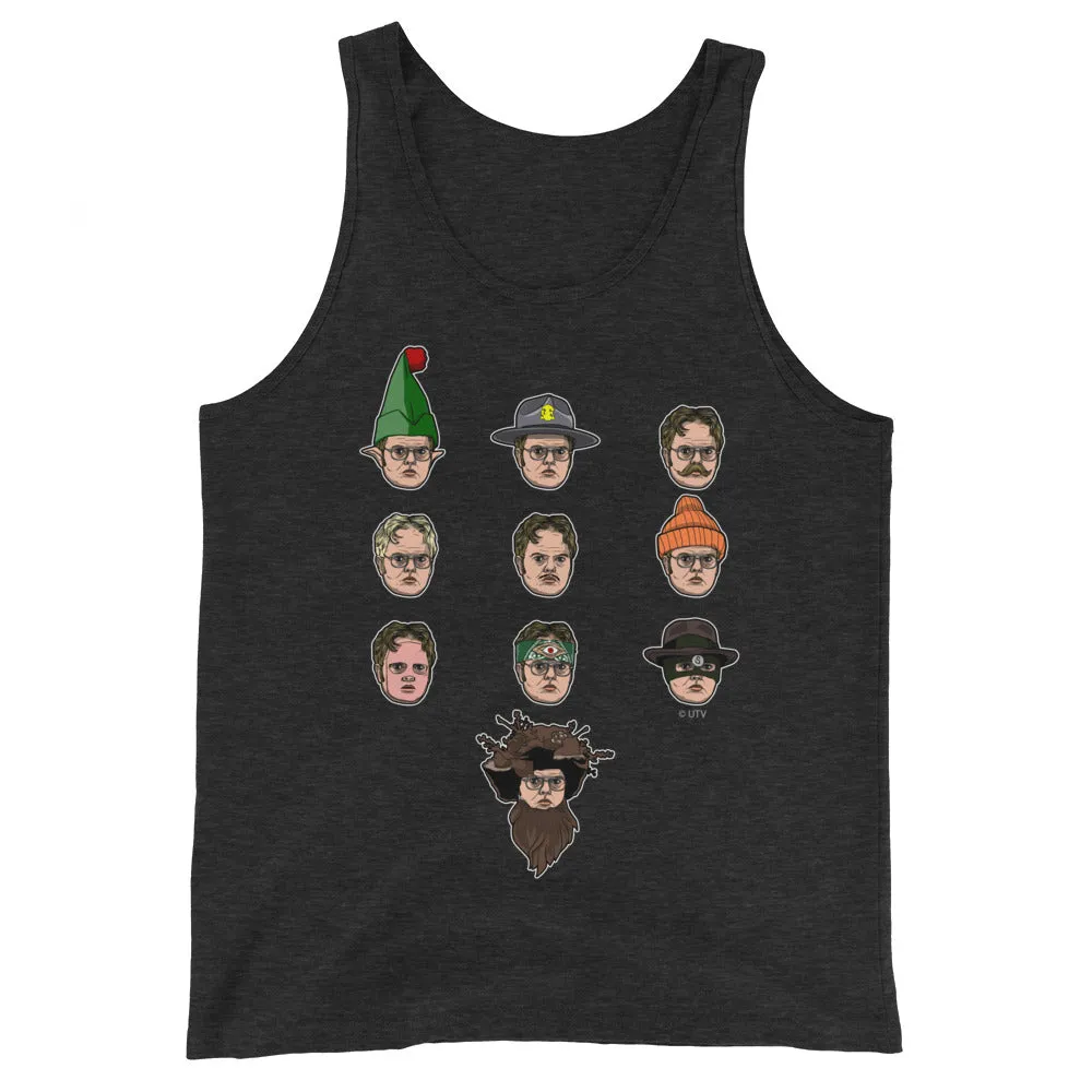 Faces of Dwight Men's Tank Top