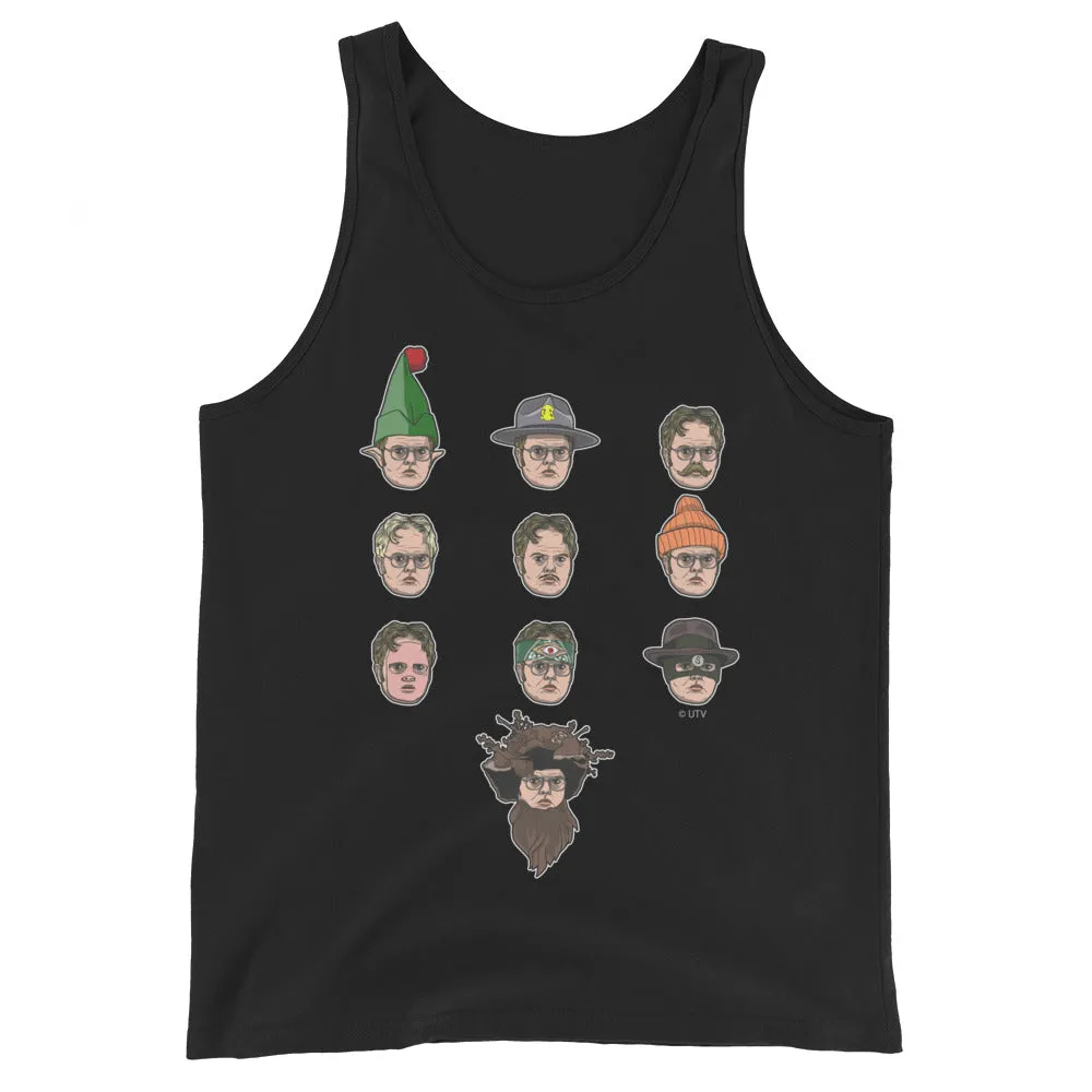 Faces of Dwight Men's Tank Top