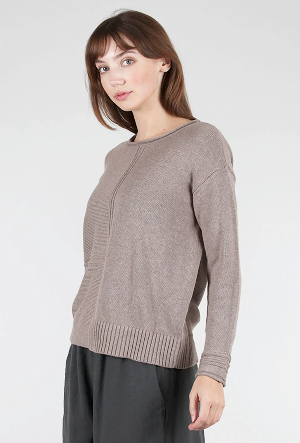 Fireside Front Seam Pullover, Driftwood