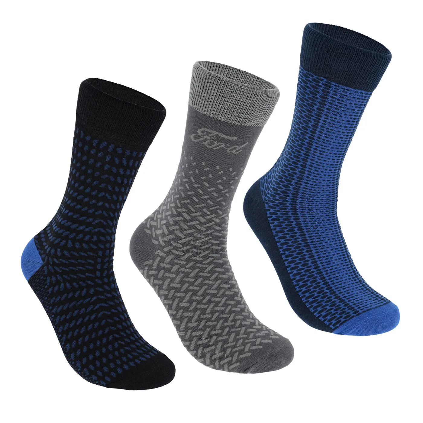 Ford Men's Logo Dress Socks