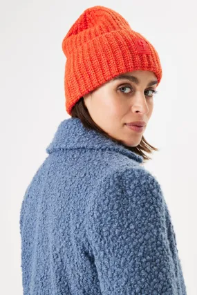 Garcia Ladies Beanie Hat Orange Flame Scarlet