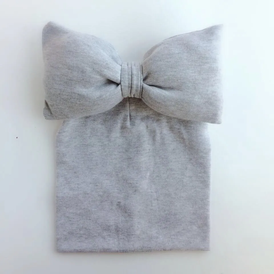 Girls Oversized Bow Beanie Hat   Scarf With Tassels - ONLY 5 LEFT !!!