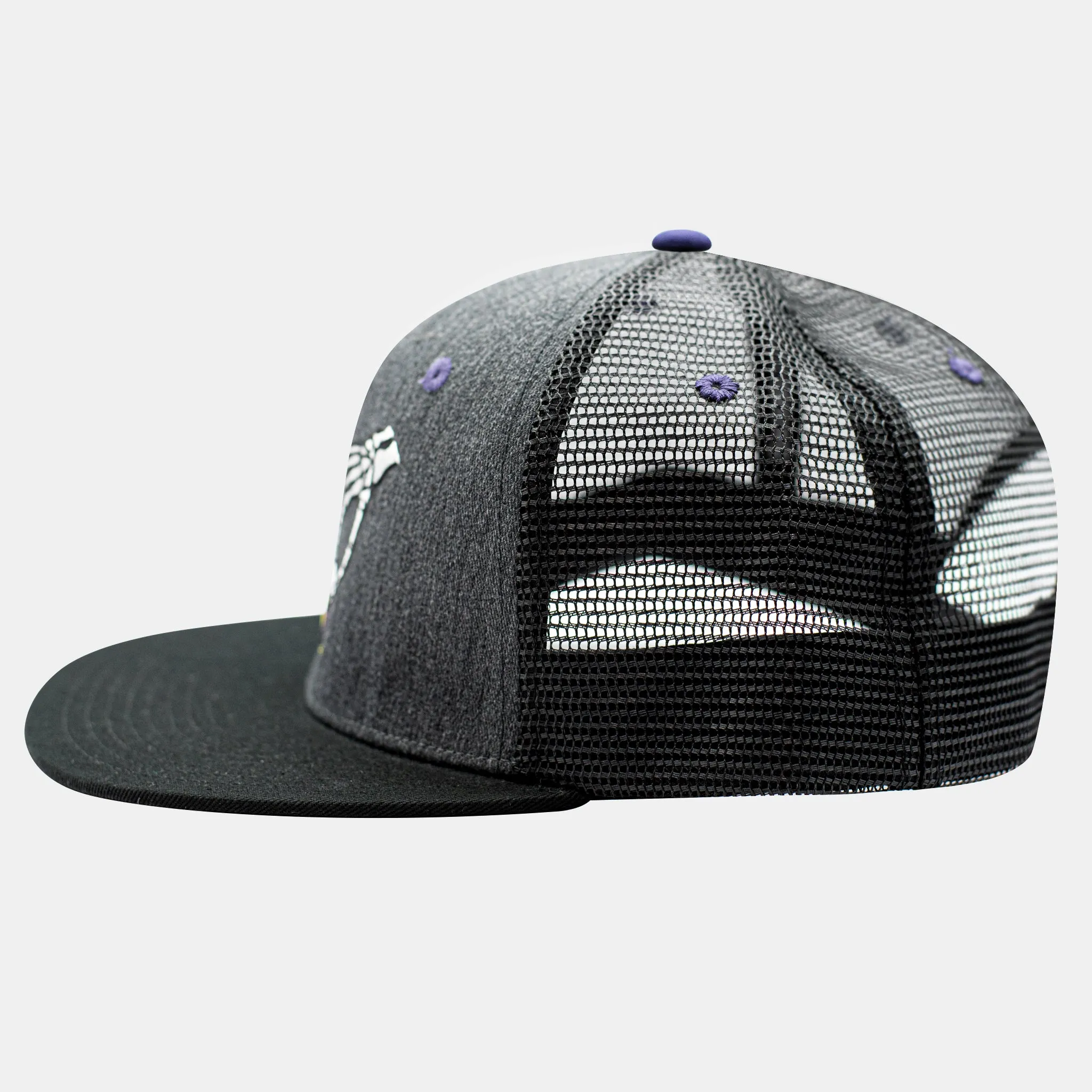 Golf 'Til Death Unisex Trucker Hat Heather Charcoal O/S