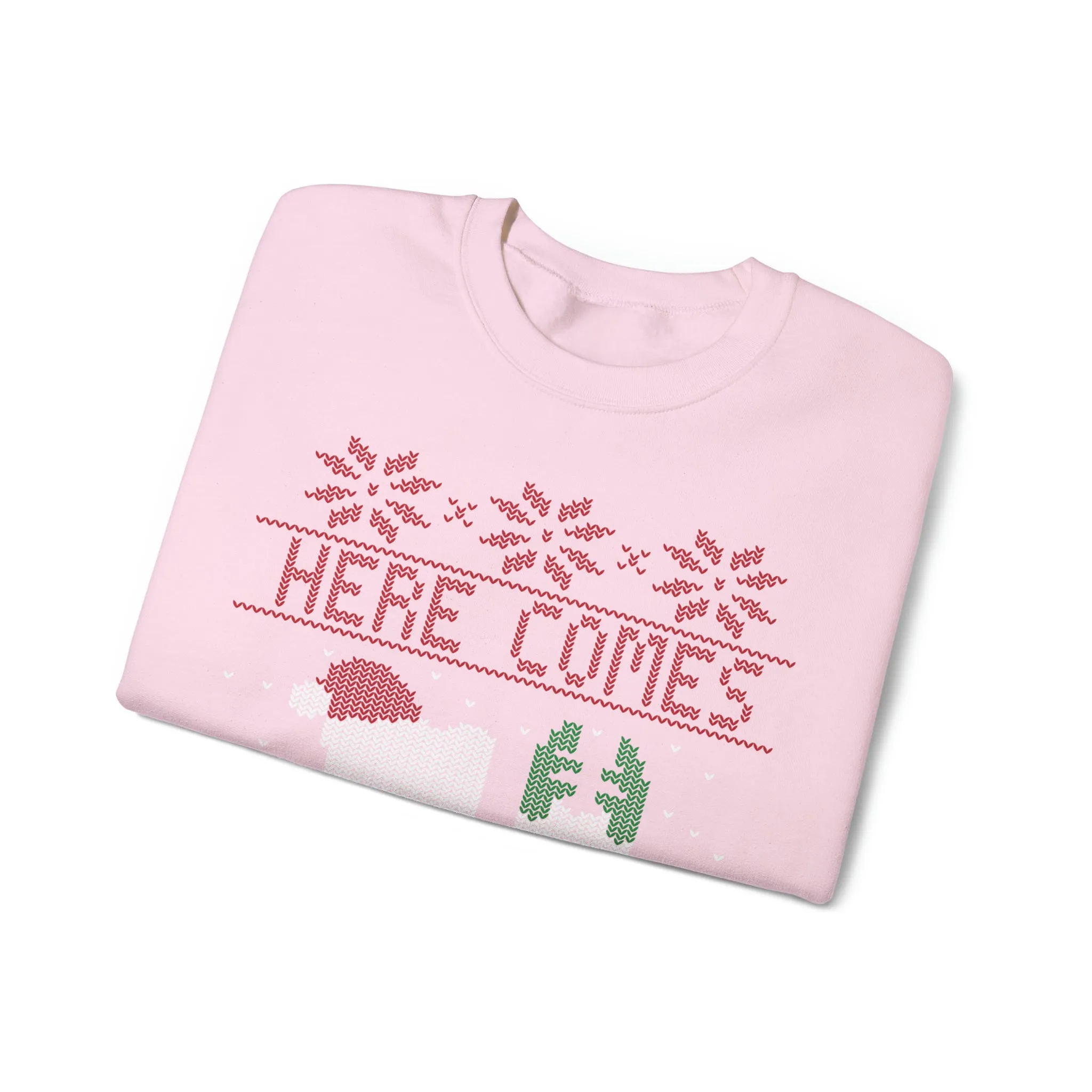 Here Comes Santa Floss Dental Christmas Sweatshirt