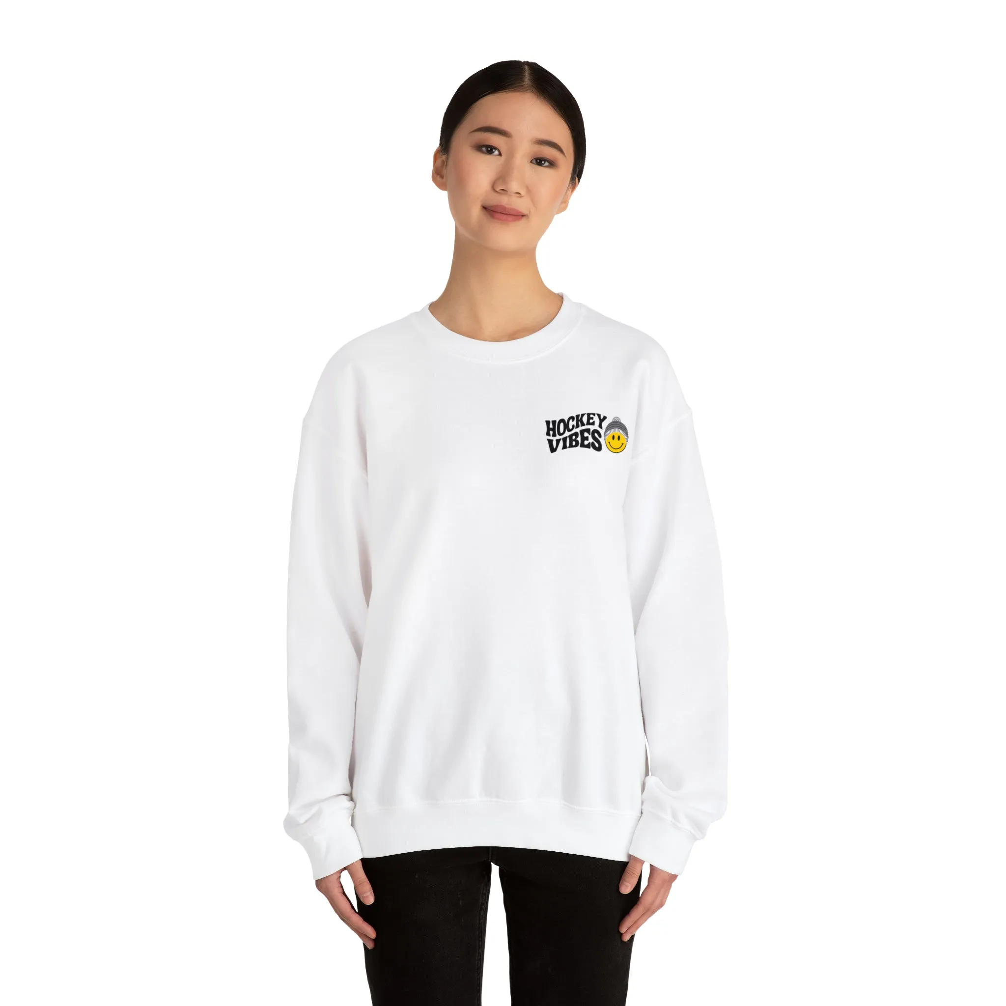 Hockey Vibes Unisex Heavy Blend™ Crewneck Sweatshirt