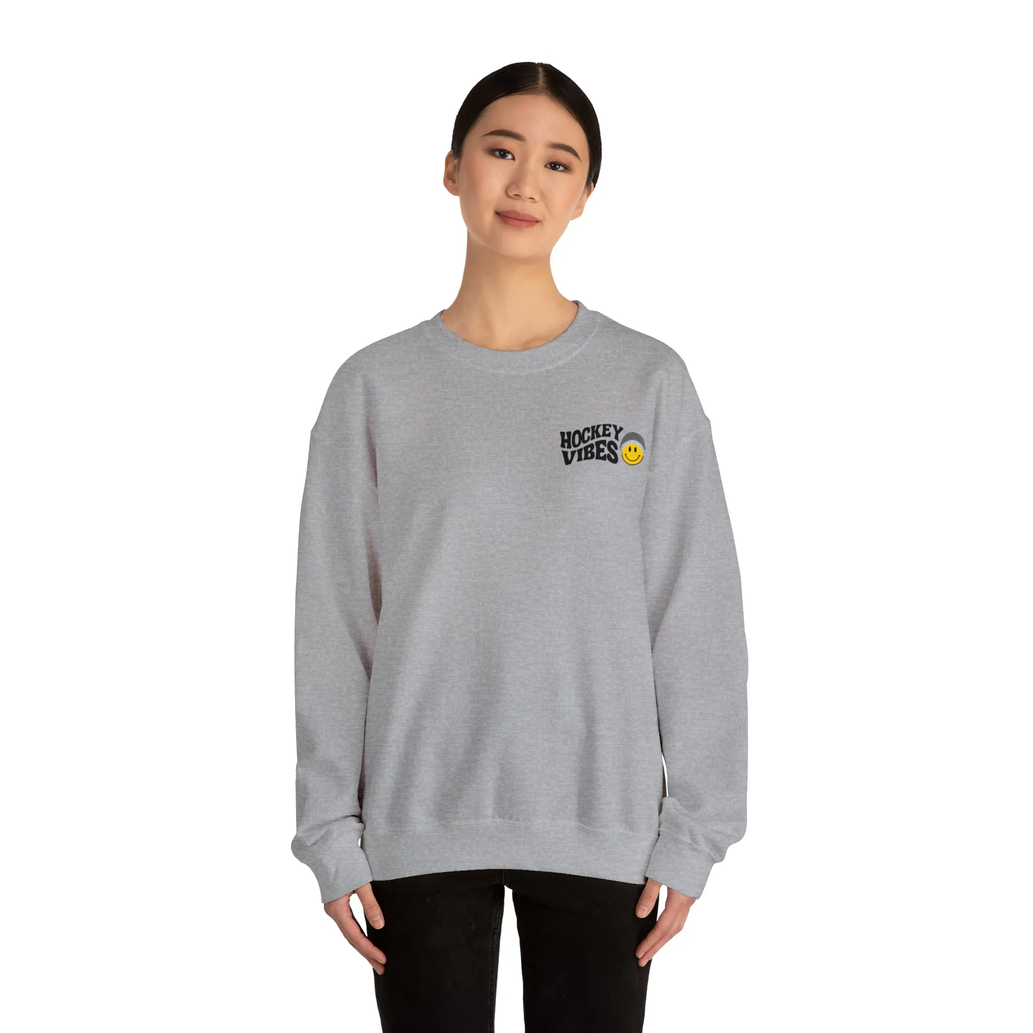 Hockey Vibes Unisex Heavy Blend™ Crewneck Sweatshirt