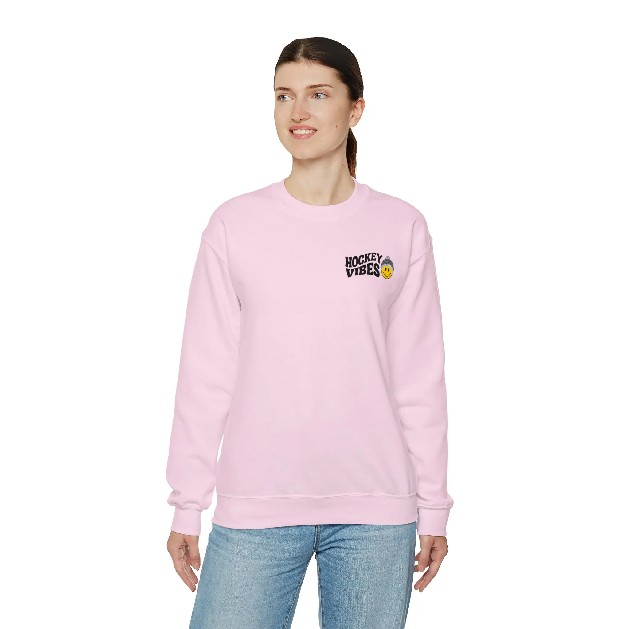 Hockey Vibes Unisex Heavy Blend™ Crewneck Sweatshirt