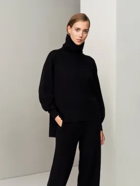 In the Form Turtleneck Sweater - Black