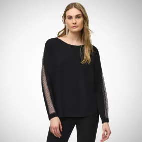 Joseph Ribkoff - Mesh Detail Pullover