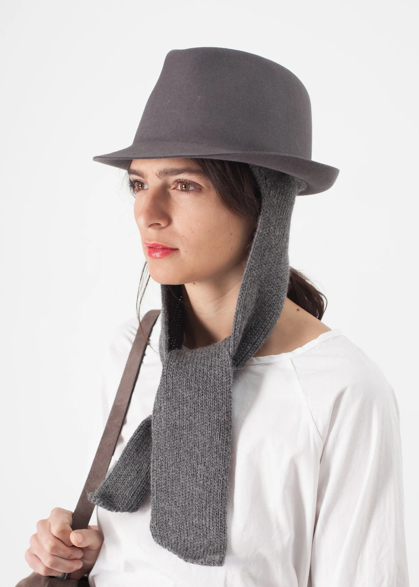 Kate Hat in Steel Grey