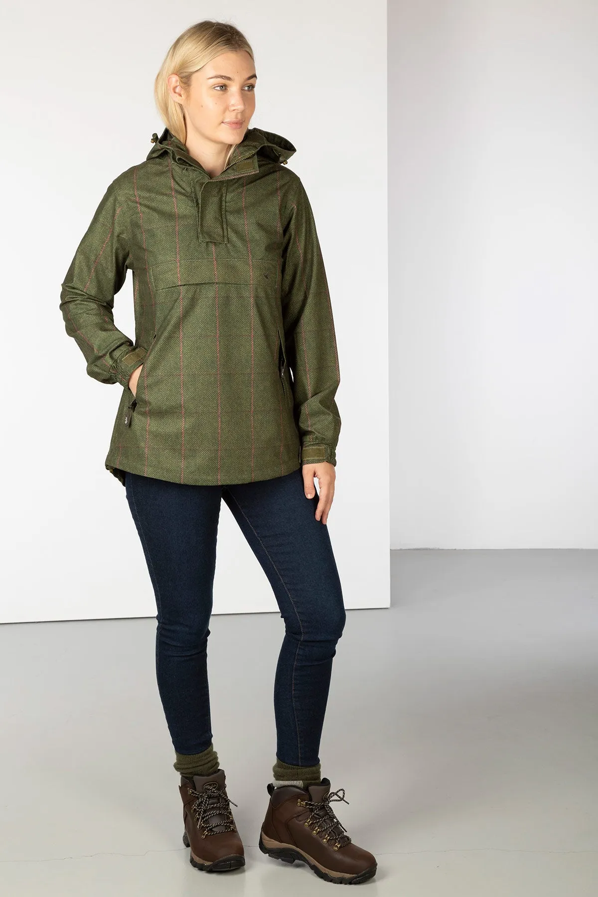 Ladies Tweed Print Shooting Smock - Danby