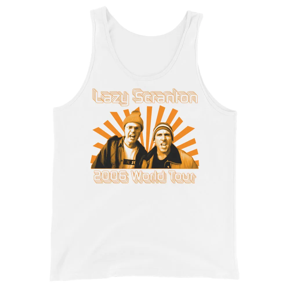 Lazy Scranton World Tour Men's Tank Top