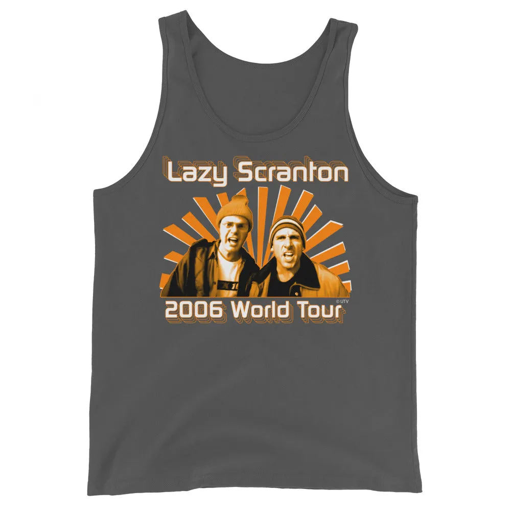 Lazy Scranton World Tour Men's Tank Top