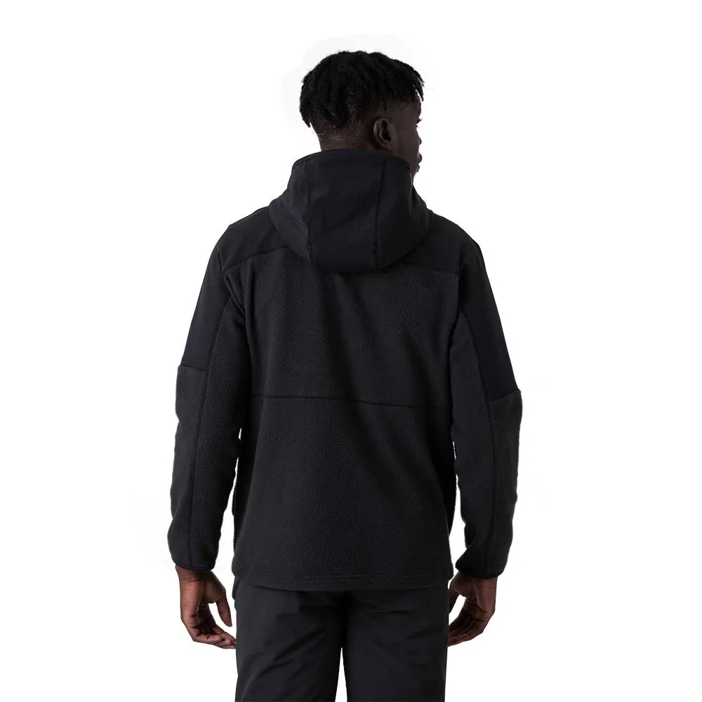 Men's Abrazo Hooded Full-Zip Fleece Jacket - Black