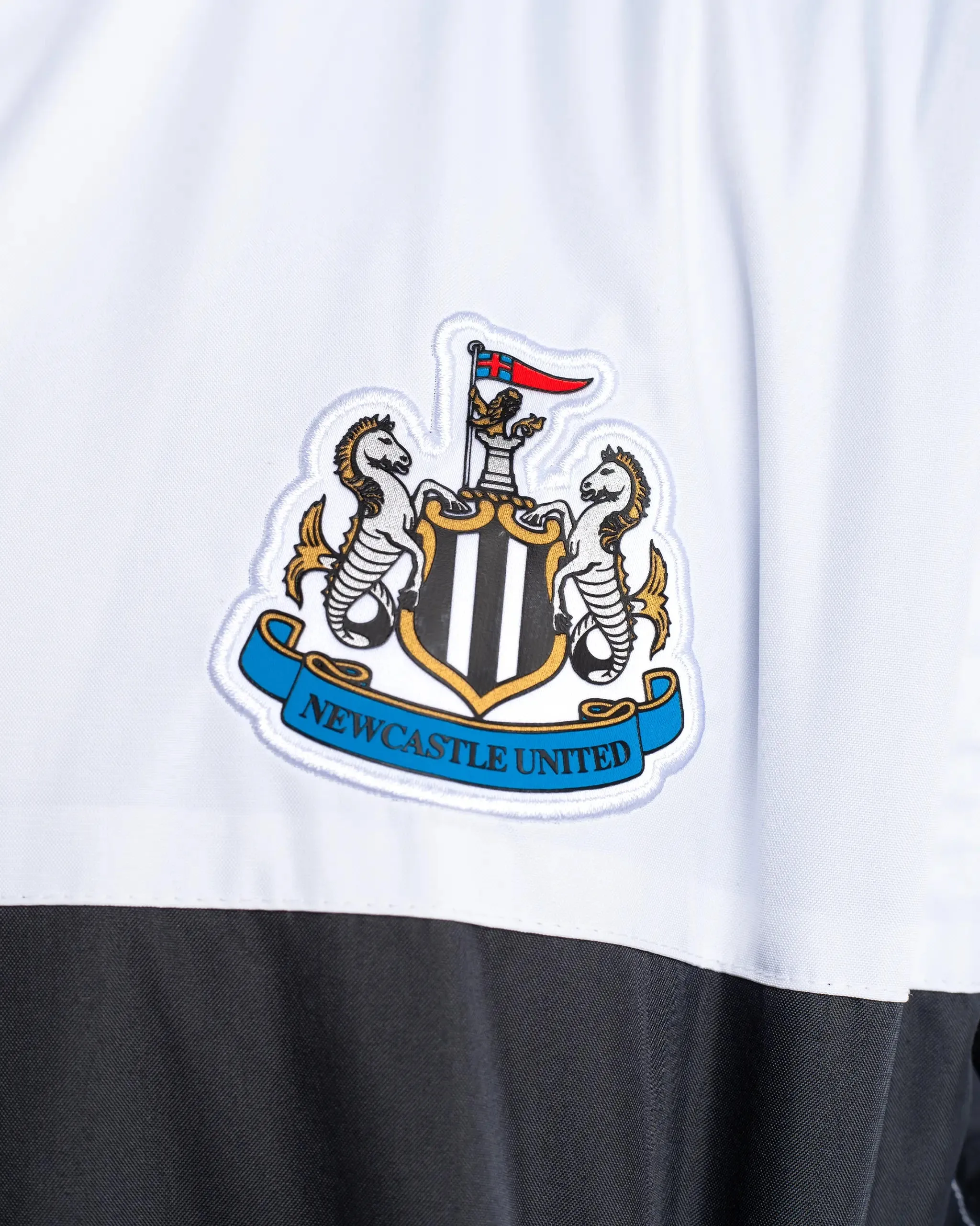 Newcastle United White Terrace Two Tone Shower Jacket