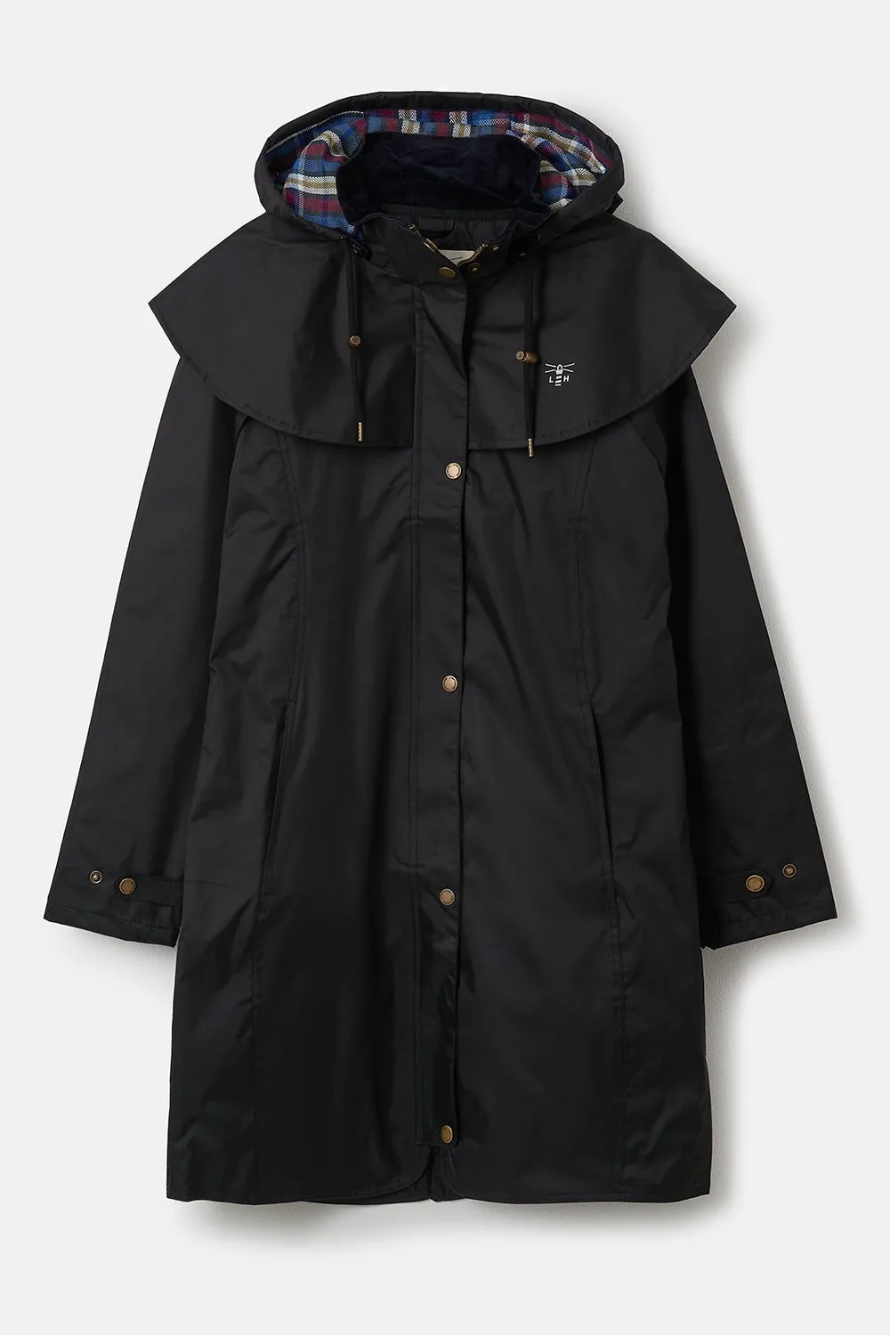 Outrider 3/4 Length Waterproof Raincoat - Black