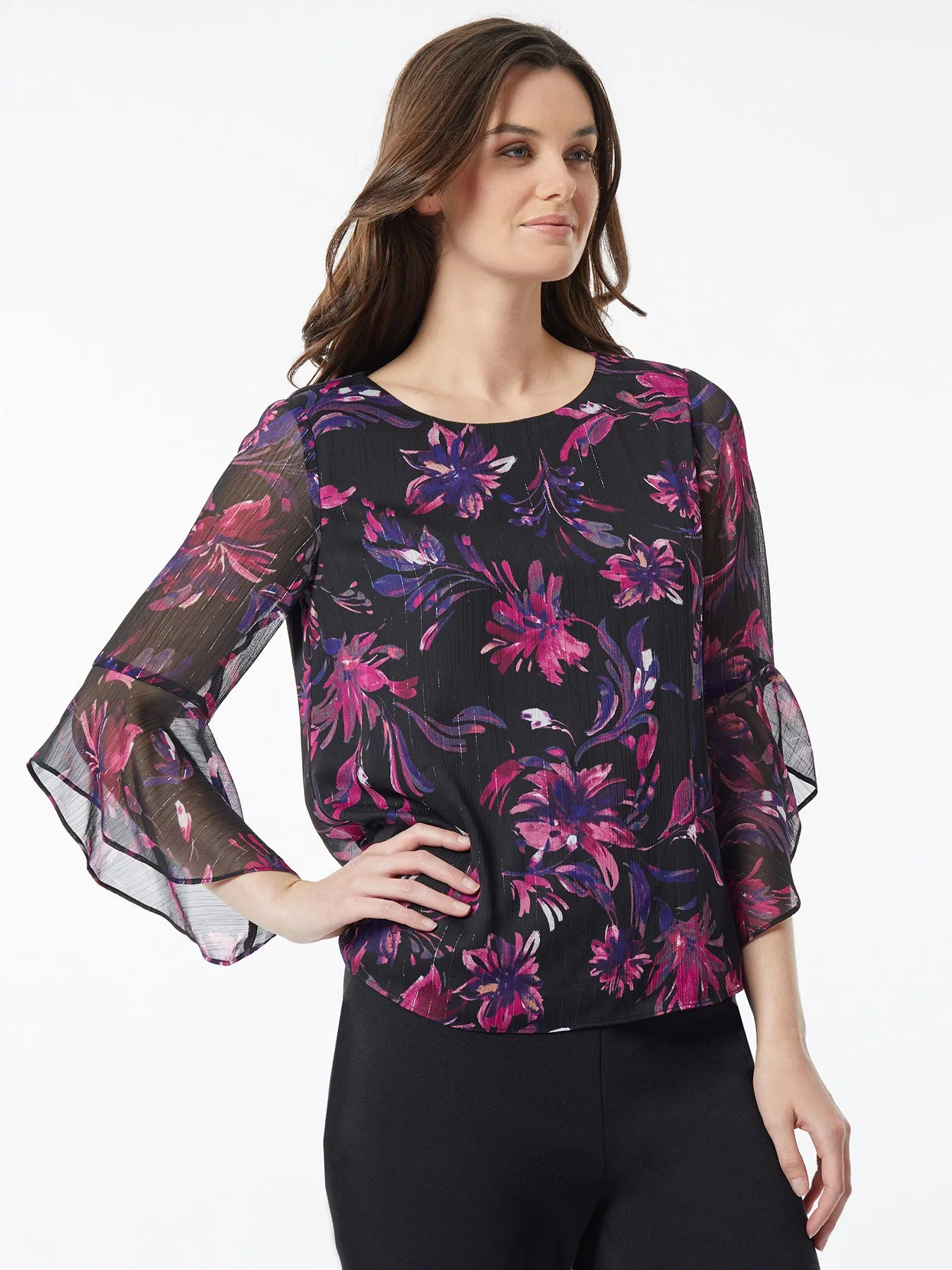 Petite Carrie Blouse, Soft Drape