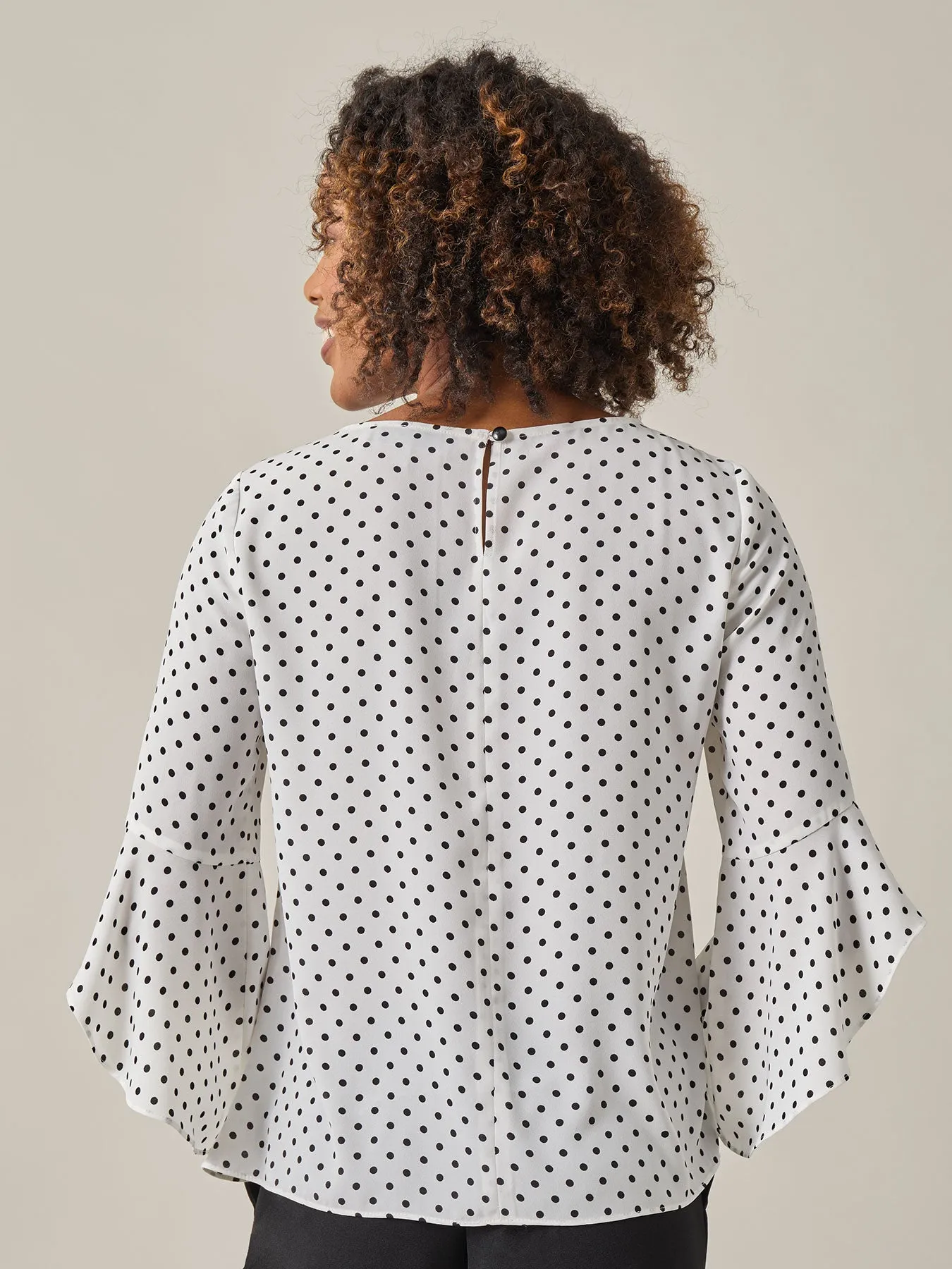 Petite Printed Carrie Blouse