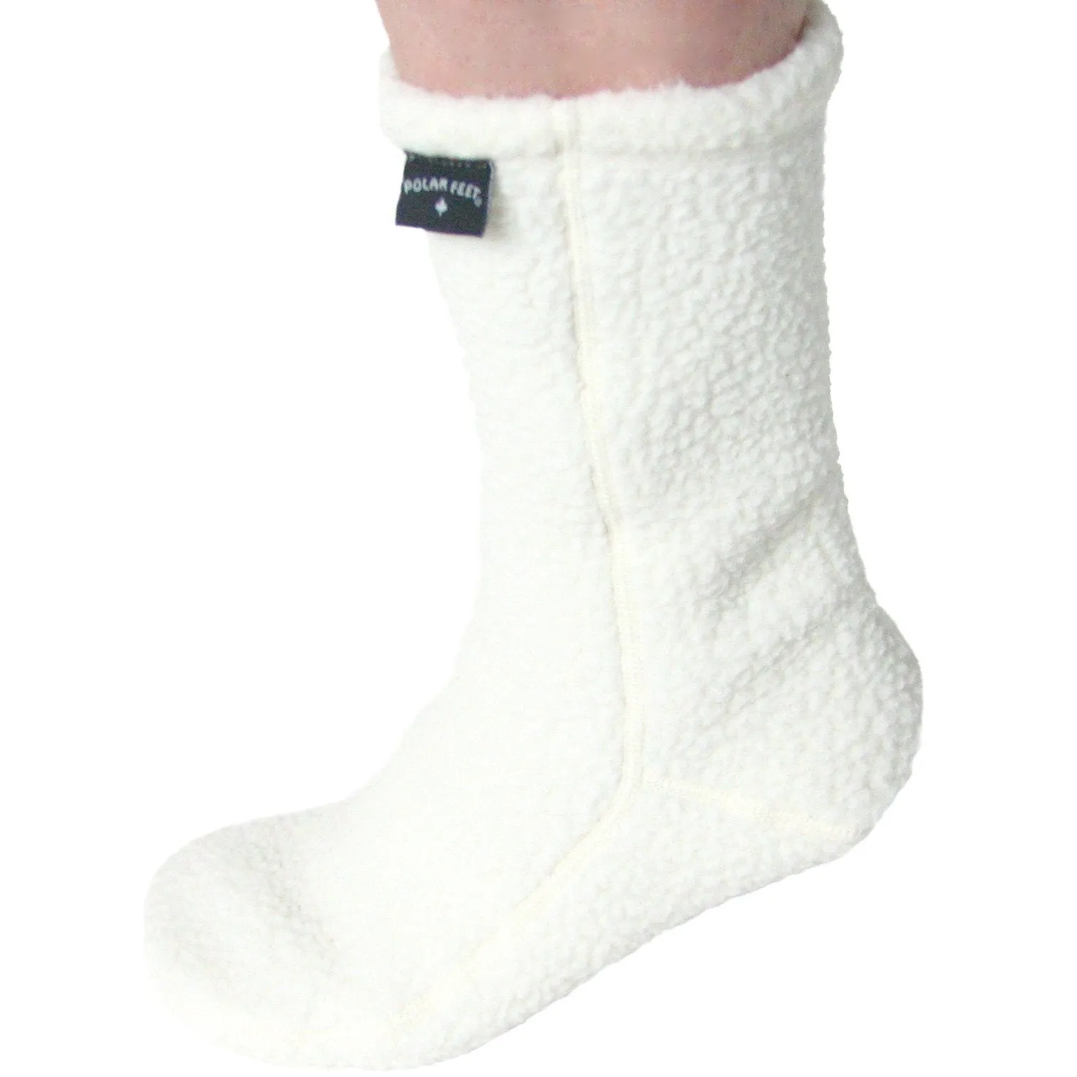 Polar Feet Supersoft Fleece Socks - Cream