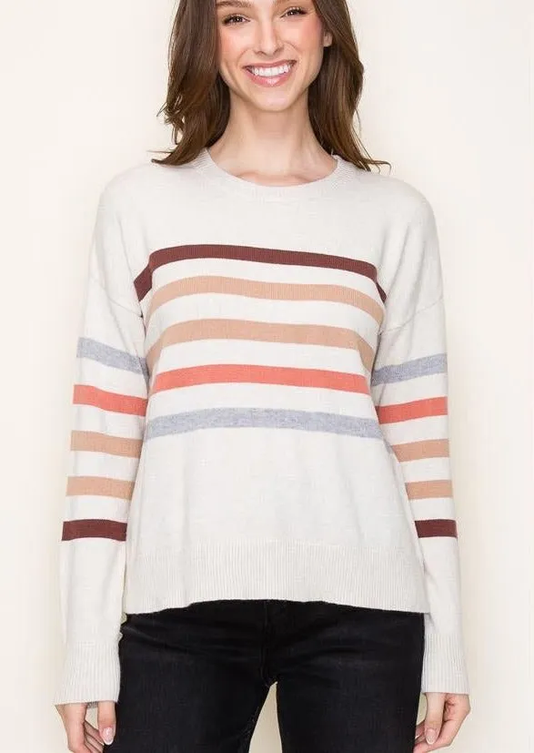 Sand Multicolor Soft Pullover