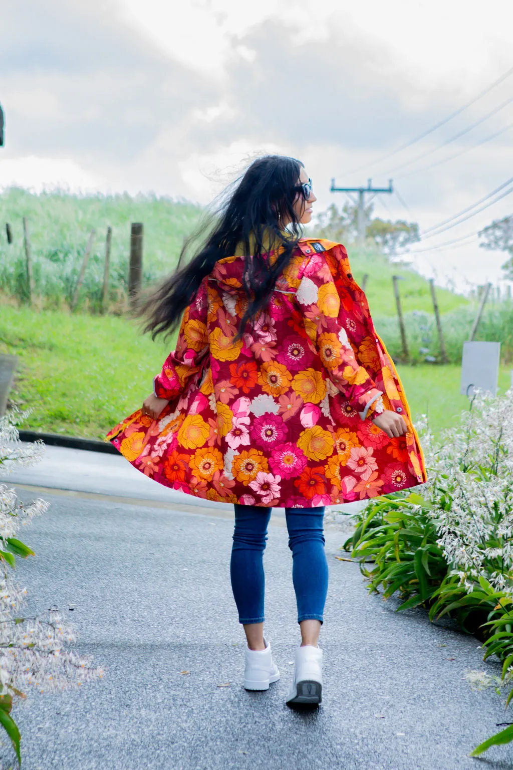 Solar - waterproof, long raincoat