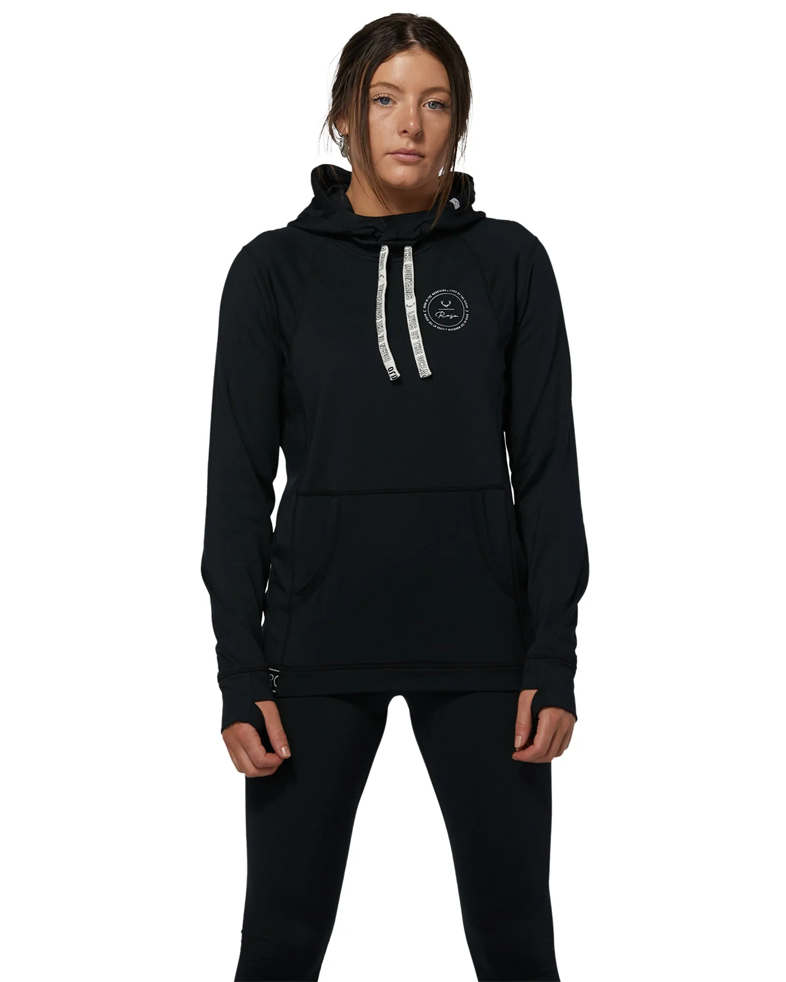 SPLENDID BASE LAYER HOOD-TRUE BLACK