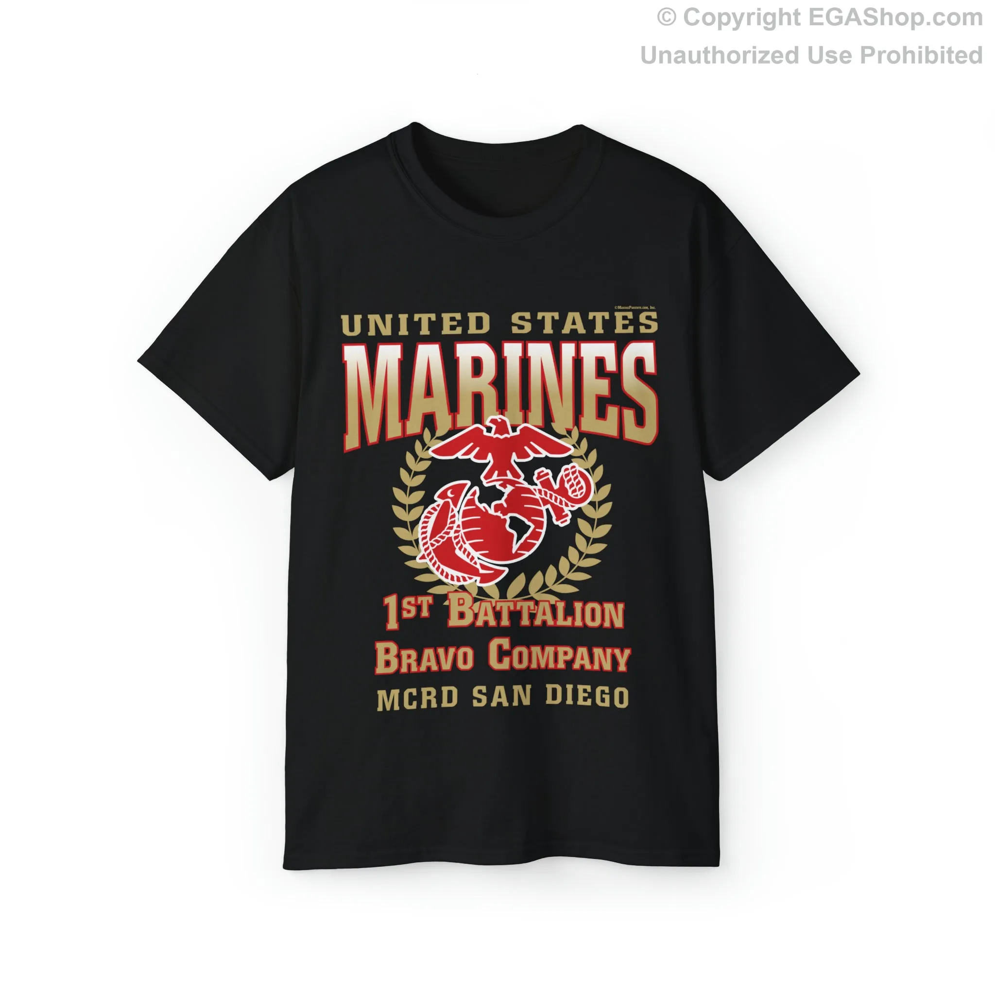 T-Shirt: Bravo Co. MCRD San Diego (EGA   Back Proud Family)