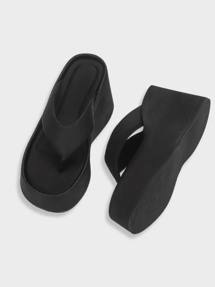 Thick Platform Slippers